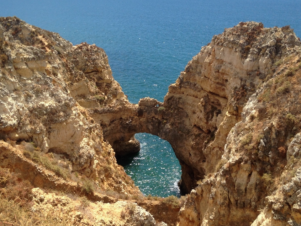 Mare costa natura rock