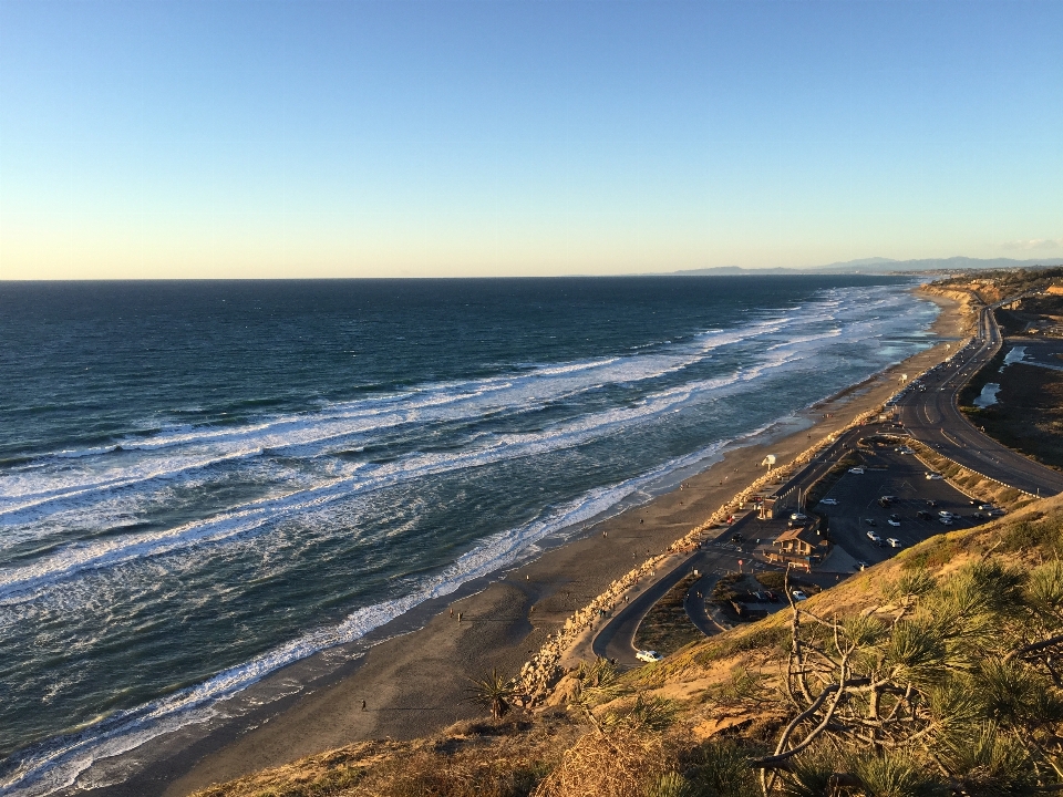 Beach landscape sea coast