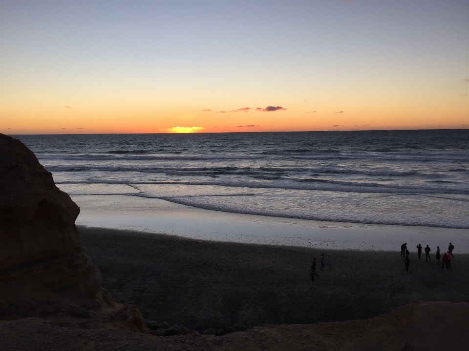 Beach landscape sea coast