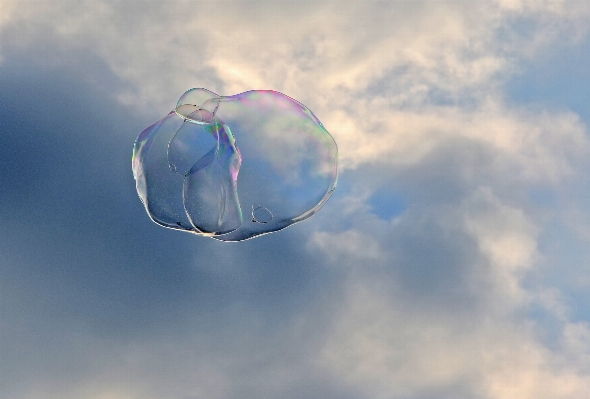 Cloud sky fly blue Photo