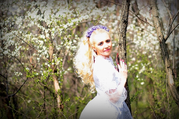 Tree forest plant girl Photo