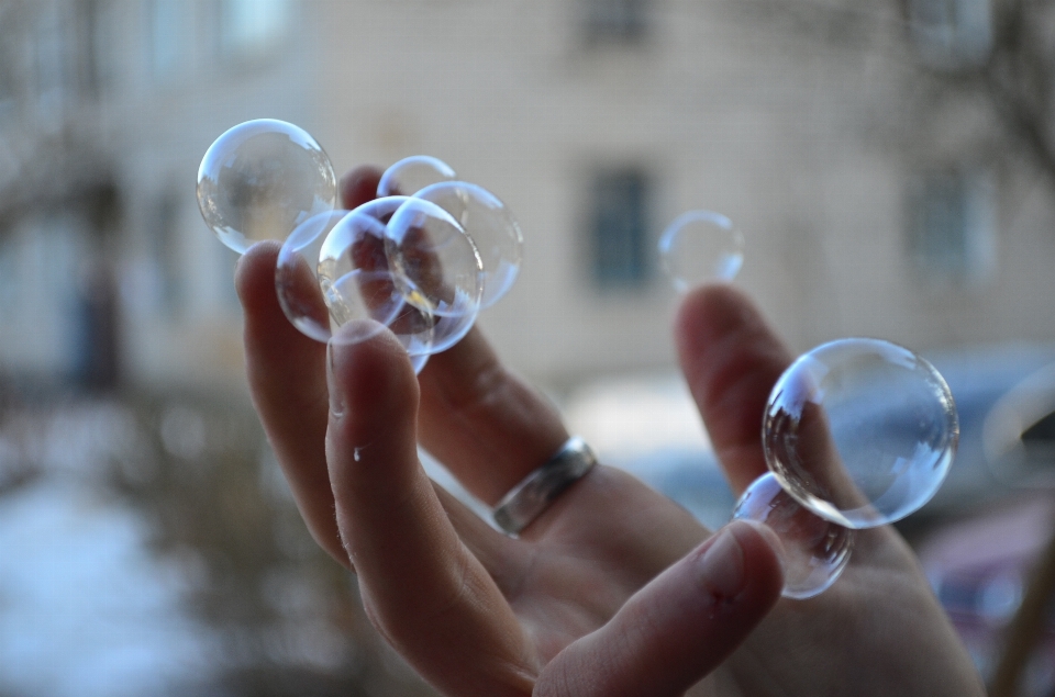 Hand wasser fotografie ring