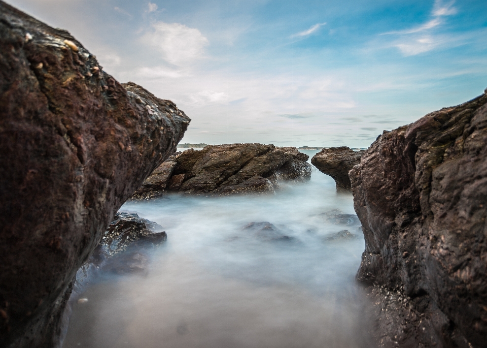 Plage paysage mer côte