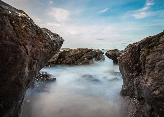 Beach landscape sea coast Photo