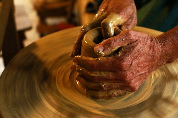 Wood wheel workshop spinning Photo