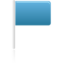 Blue flag Icon