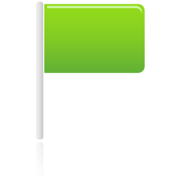 Grüne flagge