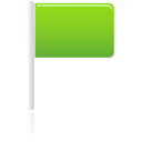 Green flag Icon