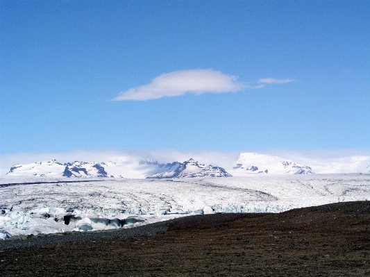 Landscape mountain snow cold Photo