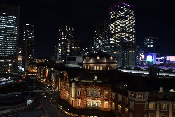 Architecture railway skyline night Photo