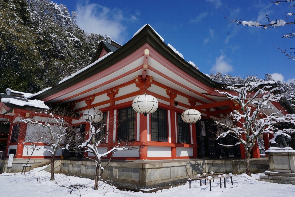 雪 冬 建物 天気