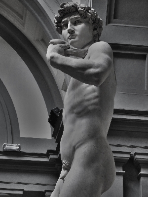 Man black and white photography monument Photo