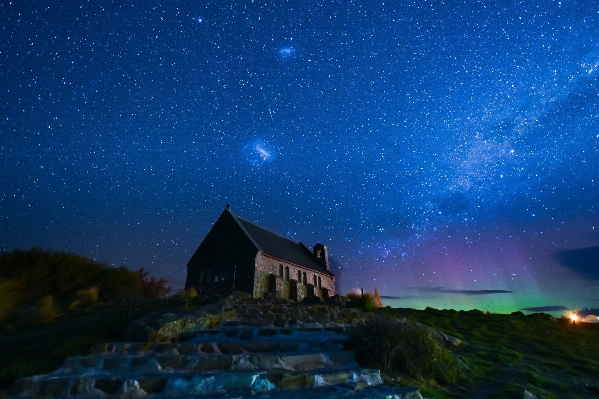 空 夜 星 雰囲気 写真