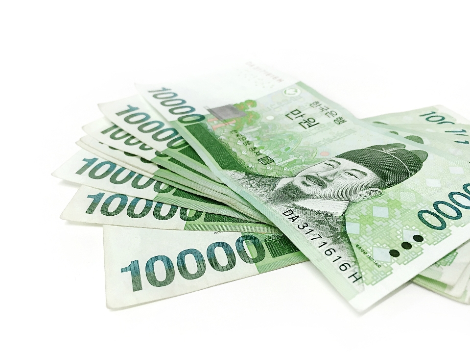 Geld asien papier lagerung