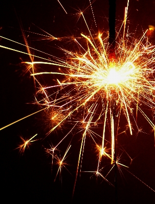 Light sparkler celebration fire Photo