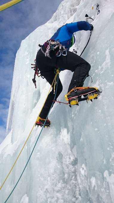 Aventura recreación hielo congelado