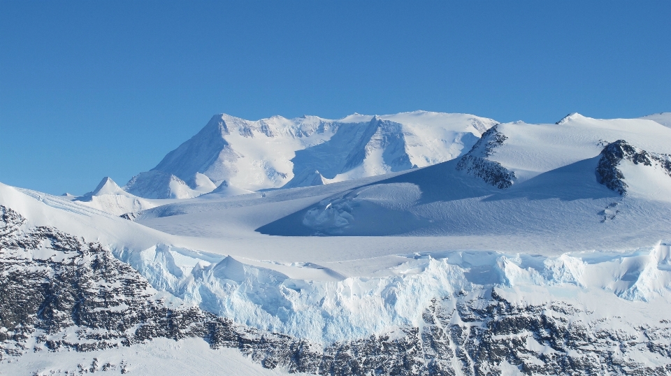 Landscape mountain snow winter