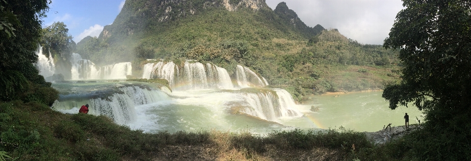 Water waterfall fjord body of