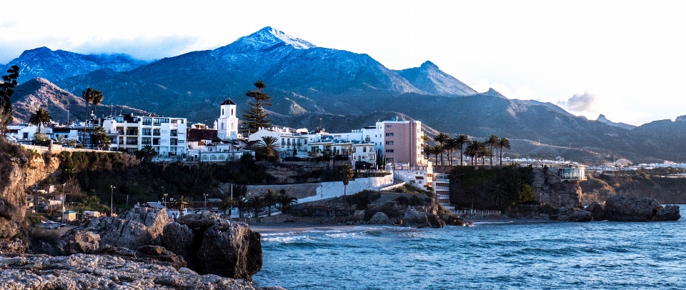 Beach landscape sea coast