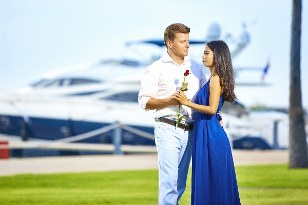 Frau liebe paar romantik Foto