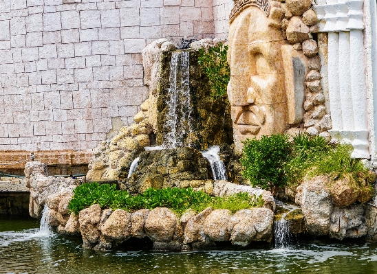 Rock 滝 建築 壁 写真