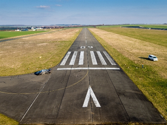 Wing field asphalt airport Photo