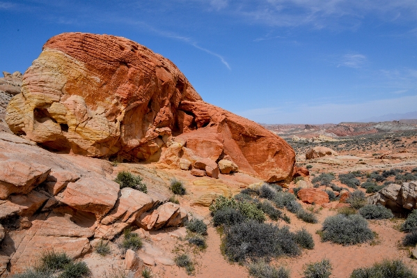 Landscape sand rock horizon Photo