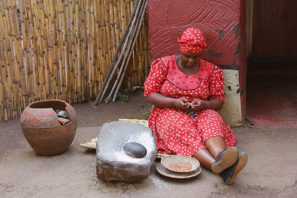 Foto Aldea rojo niño vida