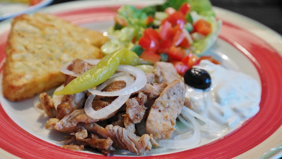 Gericht mahlzeit essen salat