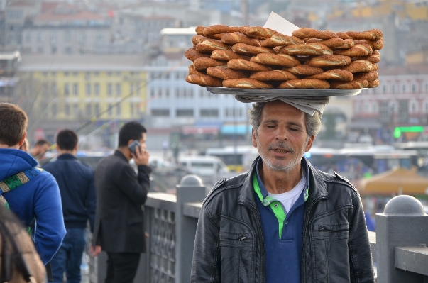 Street city vendor human Photo