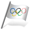 Olympic games,flag Icon