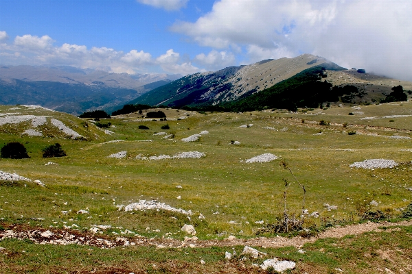 Foto Paesaggio natura selvaggia
 a piedi