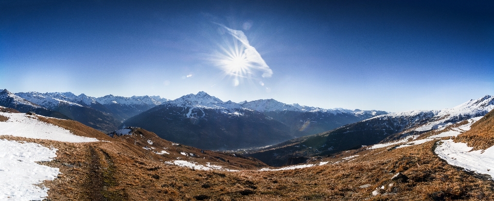 風景 自然 山 雪