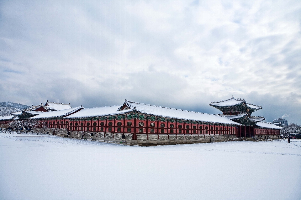 Berg schnee winter wolke