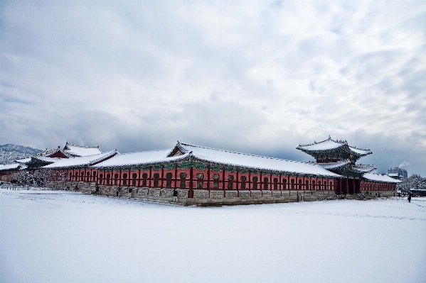 Foto Montanha neve inverno nuvem