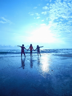 Beach sea water sand Photo