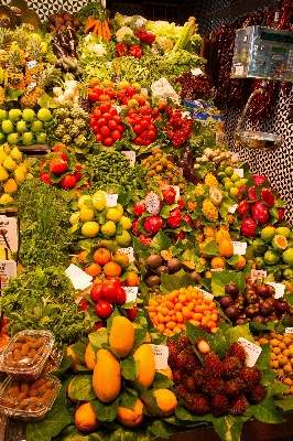 Foto Buah bunga kota makanan