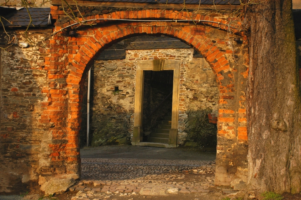 Architettura edificio parete arco