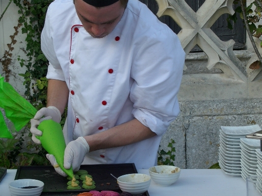 Person dish cooking professional Photo