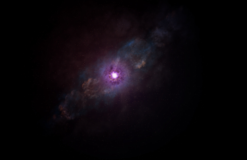 Atmosphere space darkness galaxy