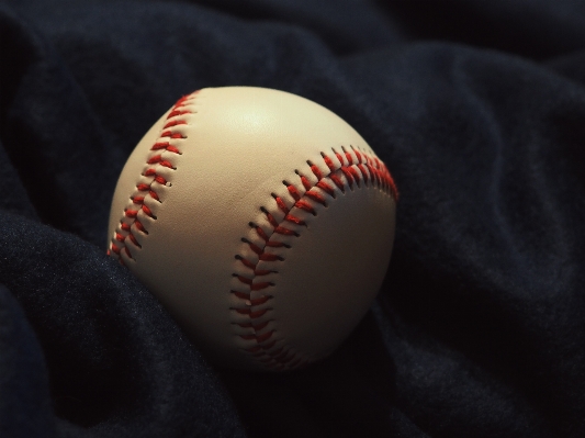 Hand baseball glove red Photo