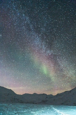 Nature snow sky night Photo