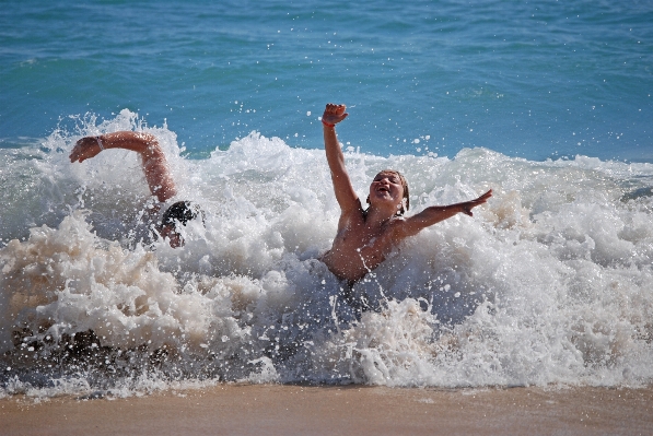 Beach sea water sand Photo