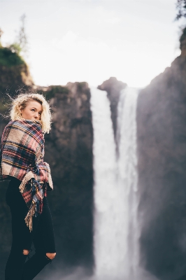 Water nature waterfall winter Photo