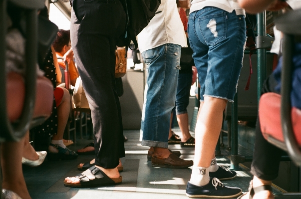 Feet travelling travel commute Photo