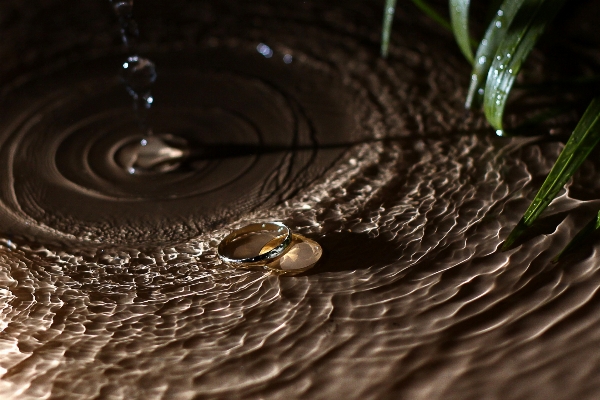 Sand drop flower love Photo