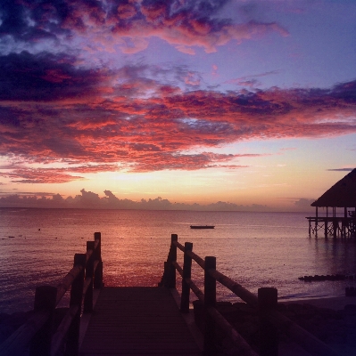 Foto Pantai laut pesisir cakrawala