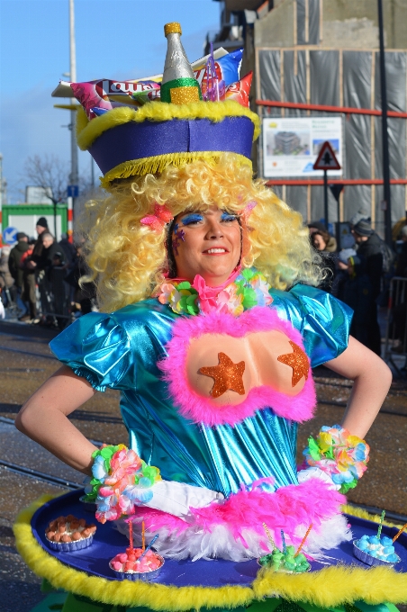 Menschen karneval farbe parade