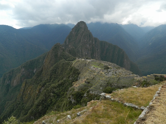 Walking mountain hiking trail Photo