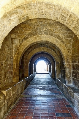 Architecture perspective building stone Photo